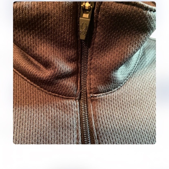 Spyder Women’s Black Pullover Zip Mock Neck Running Activewear Top. - Picture 4 of 8